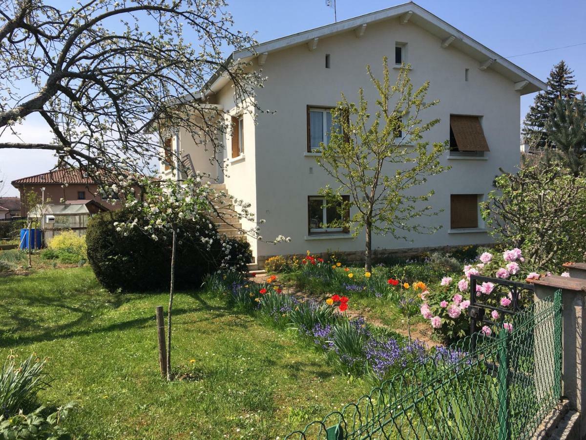 Chambre Avec Vue Sur Jardin Charnay-lès-Mâcon Екстериор снимка